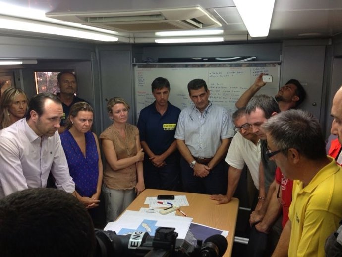 José Ramón Bauzá en el centro de coordinación