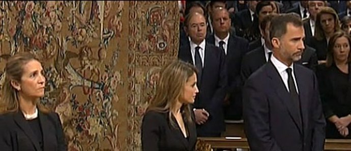 Funeral por las víctimas del accidente del tren 