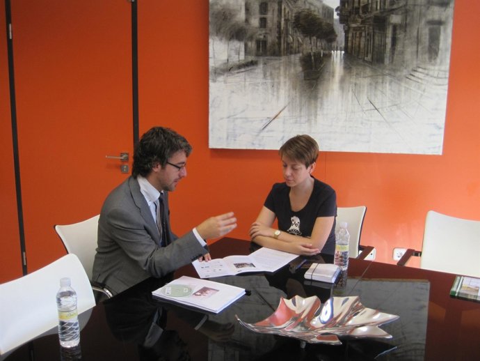 Omar Fernández e Irene Sabalete