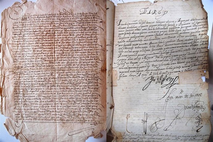 Imagen de uno de los documentos