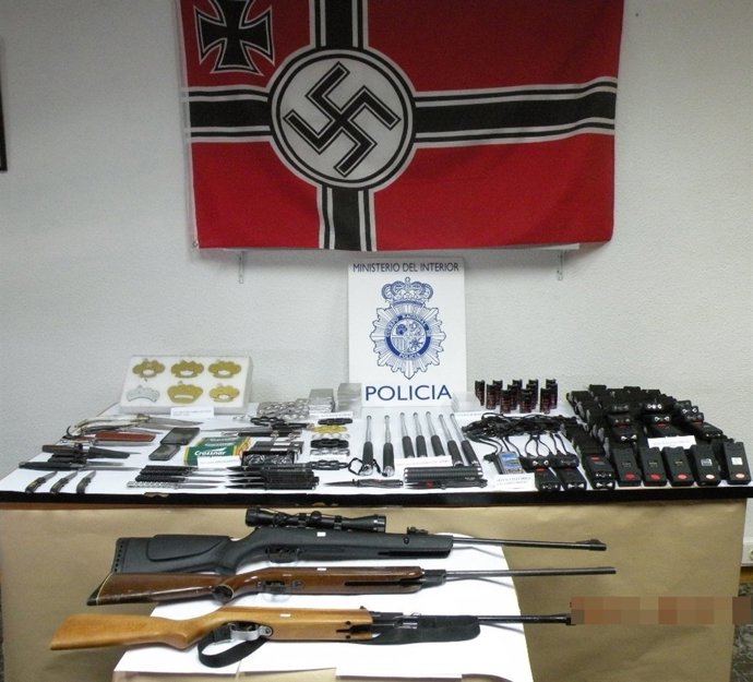 Detenido un menor que fabricaba armas