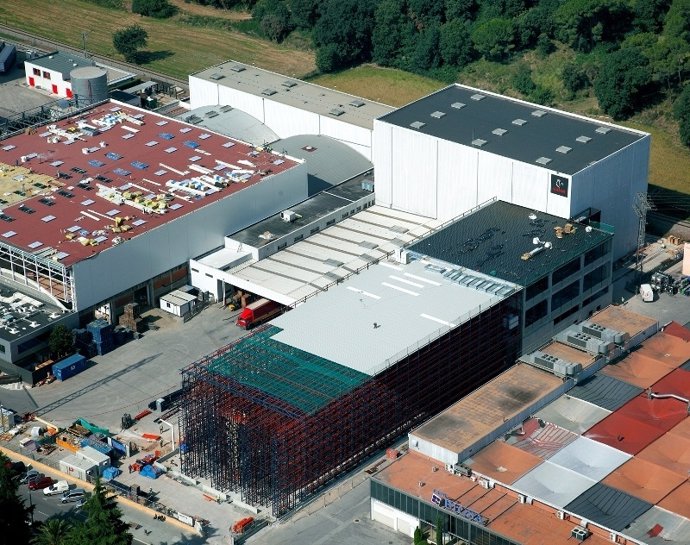 Almacén De Mecalux En La Planta De Pastas Gallo De Granollers