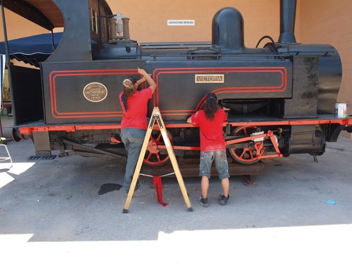 Murcia recupera una de las primeras locomotoras en 1897