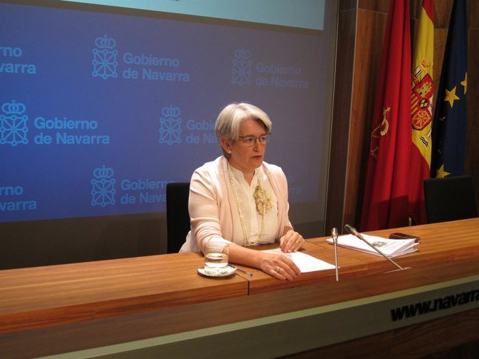 La consejera Lourdes Goicoechea.