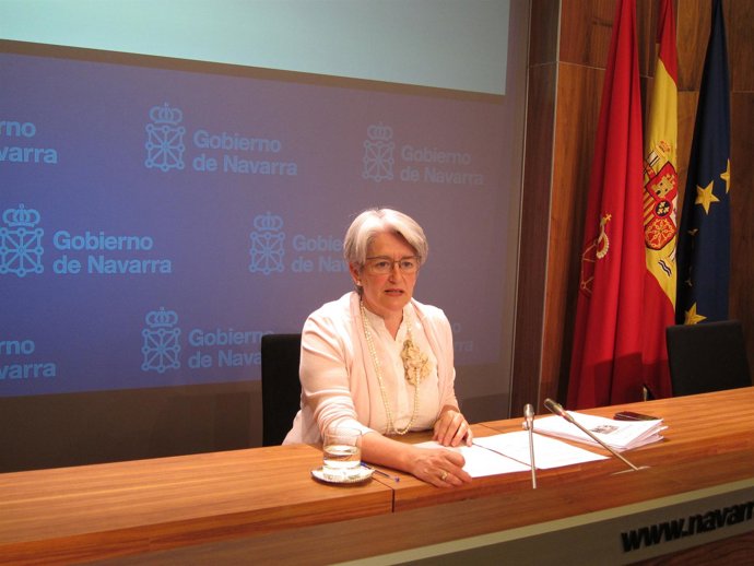 La consejera Lourdes Goicoechea.
