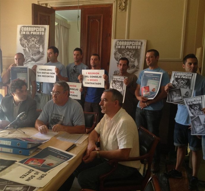 Trabajadores del Puerto de Málaga