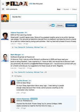LinkedIn aumenta la interacción con líderes de opinión