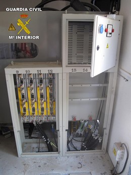 Uno de los centros de transformación que asaltó el detenido