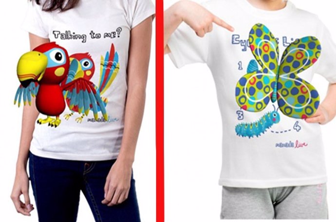 Camisetas con diseños en 3d