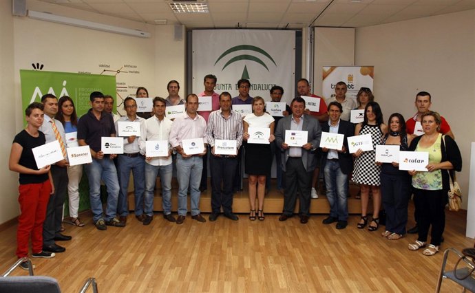 Entrega marcas CADE de la Junta en Huelva.