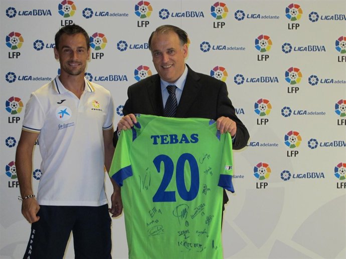Javier Tevas con la selección española de lesión cerebral
