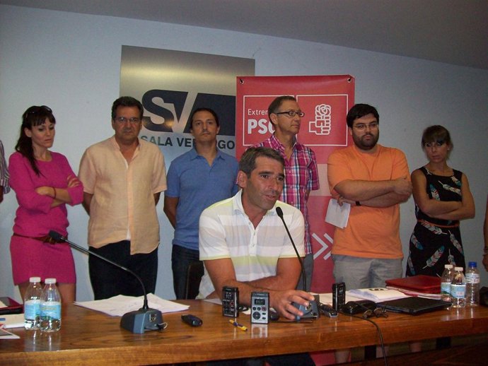 El nuevo secretario general del PSOE de Plasencia, David Núñez.
