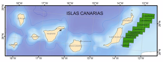 Mapa Con Las Zonas Autorizadas Con Las Prospecciones