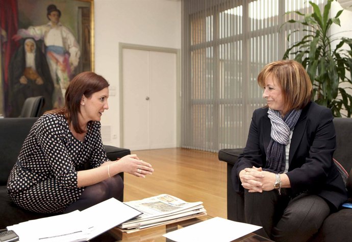 María José Catalá Y Marga Sanz en una imagen de archivo