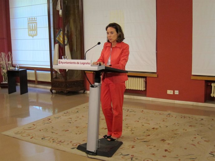 Cuca Gamarra explica el nombramiento de Logroño Ciudad Europea de Deporte 2014
