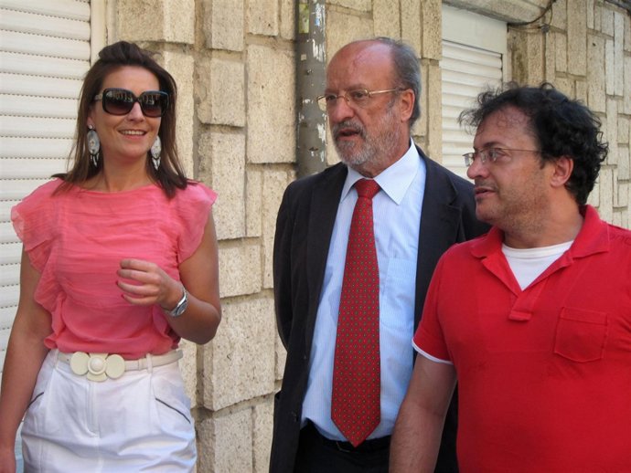 Visita del alcalde a la calle San Agustín de Valladolid