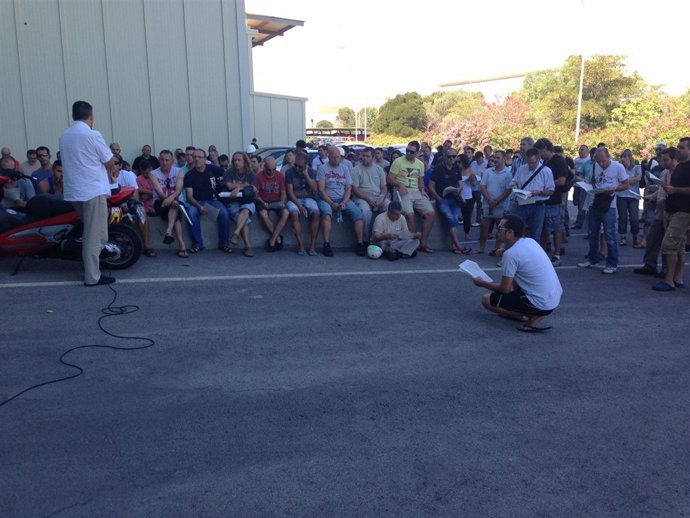 Asamblea de trabajadores de Galmed