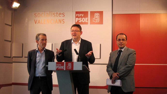 Torres, Puig y López en rueda de prensa