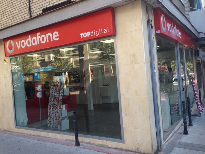 Tienda de telefonía de Vodafone