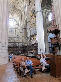 Interior de la catedral Nueva de Salamanca.