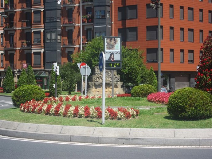 42 º C En El Ayuntamiento De Bilbao