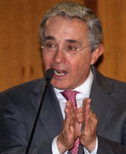 El expresidente colombiano Alvaro Uribe