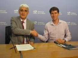 Capellán y Arnáez, tras firmar los convenios