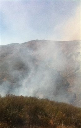 Incendio Valdepeñas de la Sierra