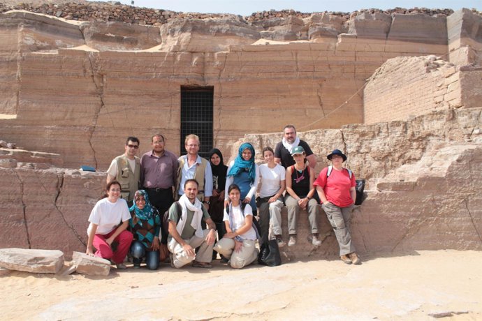 Algunos de los participantes en La Noche de los Investigadores, en Jaén