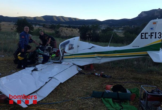 L'avioneta accidentada