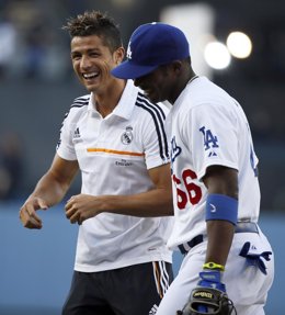 Cristiano Ronaldo y Yasiel Puig