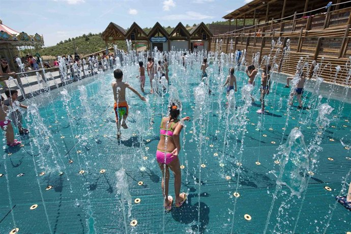 Laberinto de agua en Sendaviva.