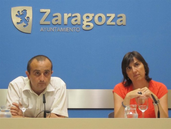 Raúl Ariza (IU) y Lola Ranera