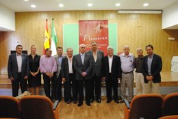 El consejero de Cultura de la Junta de Andalucía, Luciano Alonso, en Huelva.