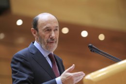 Rubalcaba en el debate sobre Bárcenas