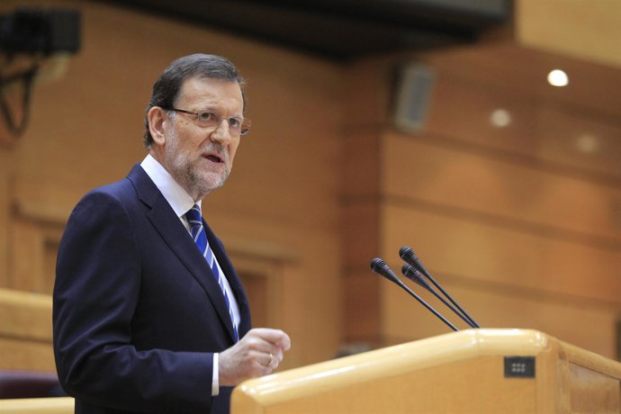 Rajoy y Rubalcaba en el Senado en el Pleno sobre Bárcenas