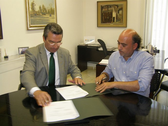 Ernesto Sanjuán y Luis Gil Orozco