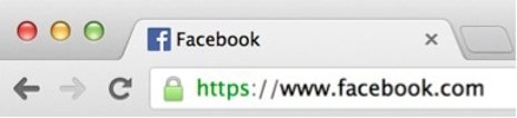 Conexión segura https de Facebook
