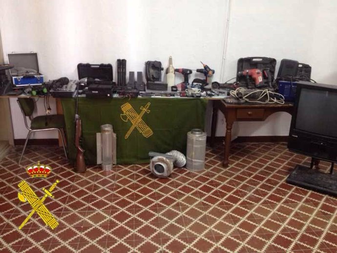 Objetos robados en Montefrío