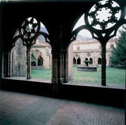 Claustro del Monasterio de Iranzu.