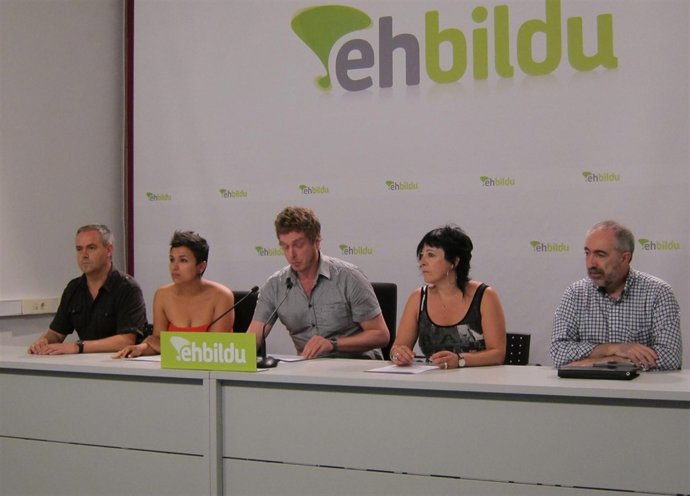 Rueda de prensa de EH Bildu.