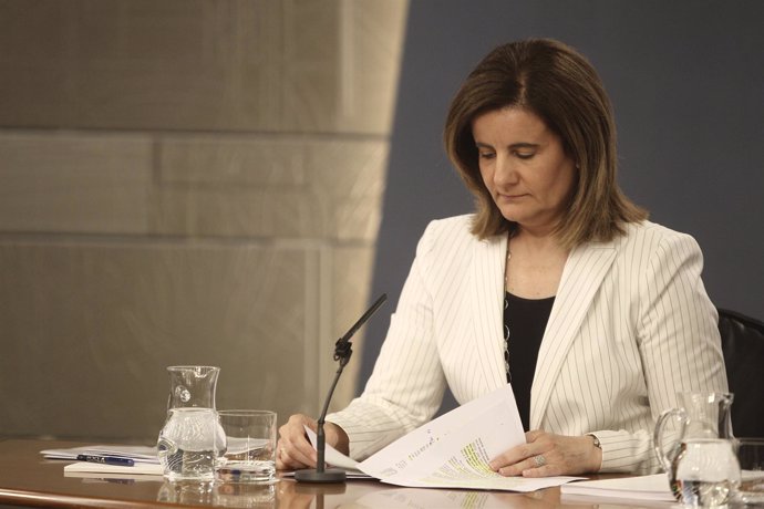 Fátima Báñez tras el Consejo de Ministros