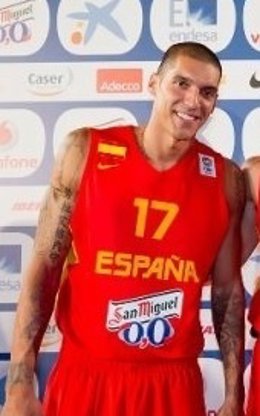 Nacho Martín con la Selección