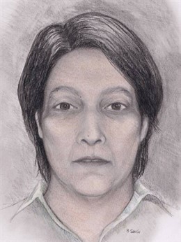 Dibujo de la mujer muerta hace más de 12 años hallada en aguas de El Camello