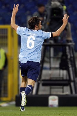 El jugador de la Lazio Stefano Mauri