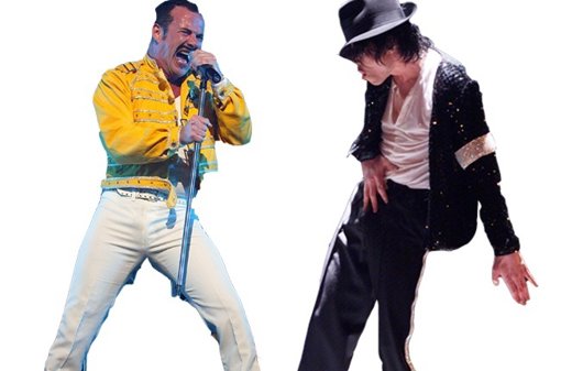 MICHAEL JACKSON Y FREDDIE MERCURY POR FIN JUNTOS