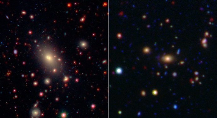 Grandes galaxias pierden apetito