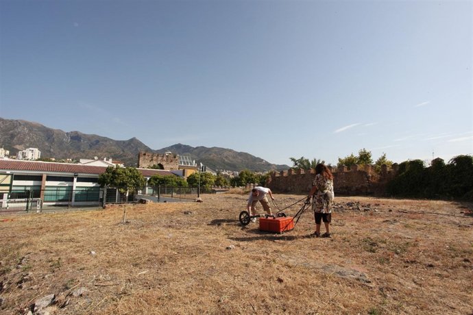 Trabajos arqueológicos en el castillo de Marbella