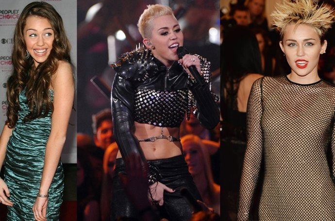 Evolución de Miley Cyrus