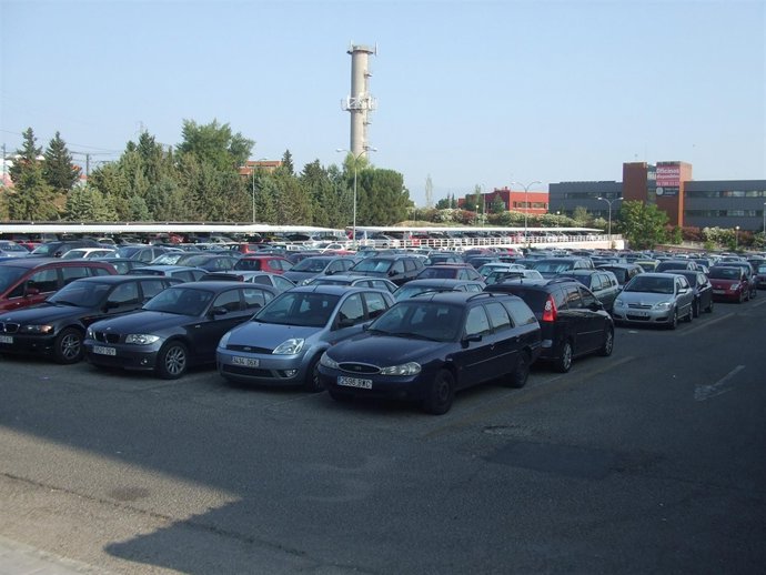 Aparcamiento del Cercanías en Tres Cantos